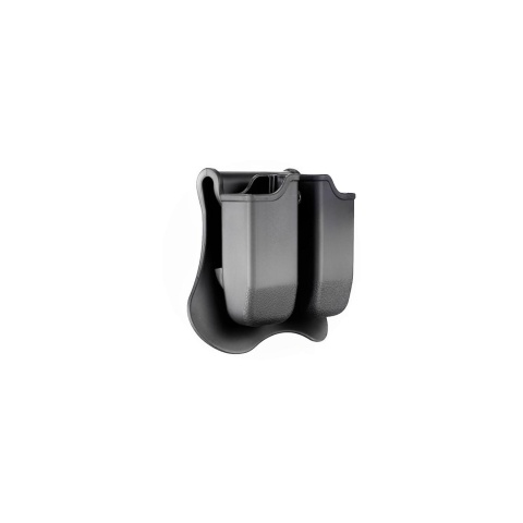 Amomax Double Magazine Pouch for Glock Airsoft Magazines (Black)