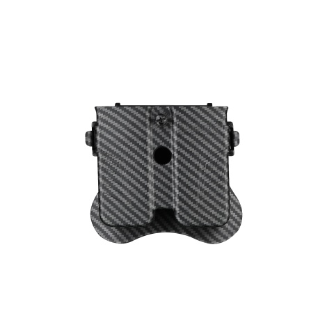 Amomax Universal Double Pistol Mag Pouch (Carbon Fiber)