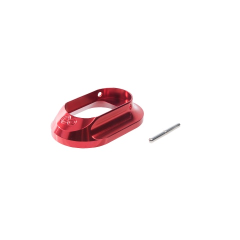 Airsoft Masterpiece Hugh Infinity Magwell for Aluminum Grip for Tokyo Marui Hi-Capa (Red)