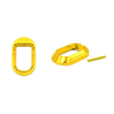 Airsoft Masterpiece Magwell for Hi-Capa Airsoft Pistols [L Style] (GOLD)