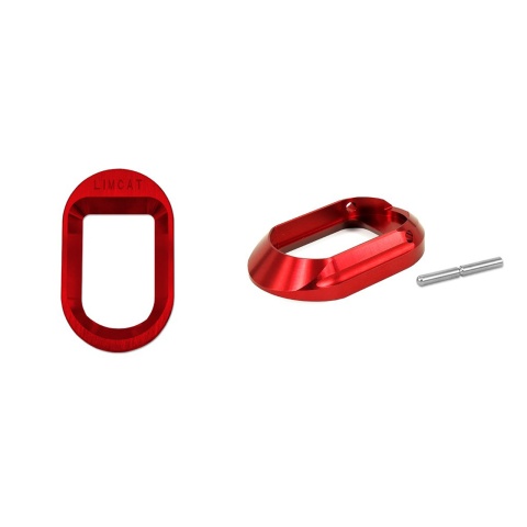 Airsoft Masterpiece Magwell for Hi-Capa Airsoft Pistols [L Style] (RED)