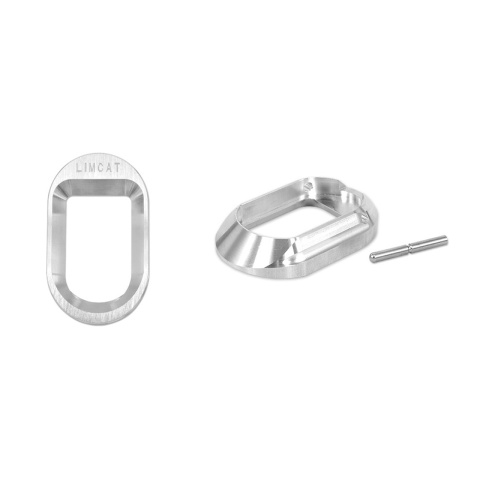 Airsoft Masterpiece Magwell for Hi-Capa Airsoft Pistols [L Style] (SILVER)