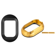 Airsoft Masterpiece Magwell w/ POM Base for Hi-Capa Pistols [L Style] - GOLD