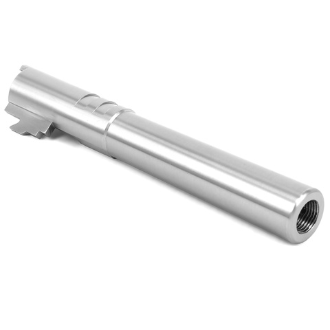 Airsoft Masterpiece 0.40 S&W Threaded Outer Barrel for 5.1 Hi-Capa (Color: Silver)