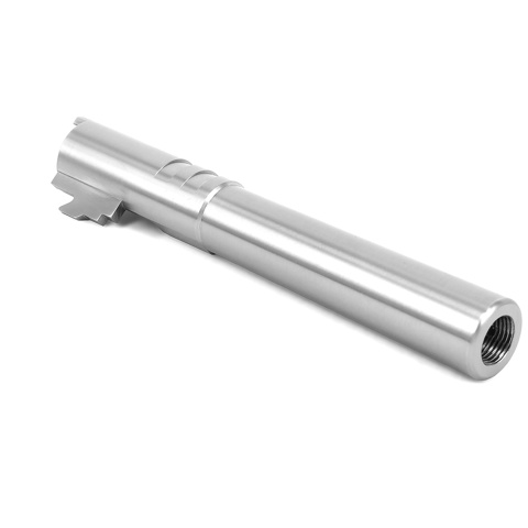 Airsoft Masterpiece .45 ACP Steel Threaded Fixed Outer Barrel for Tokyo Marui Hi-Capa 5.1 (Color: Silver)