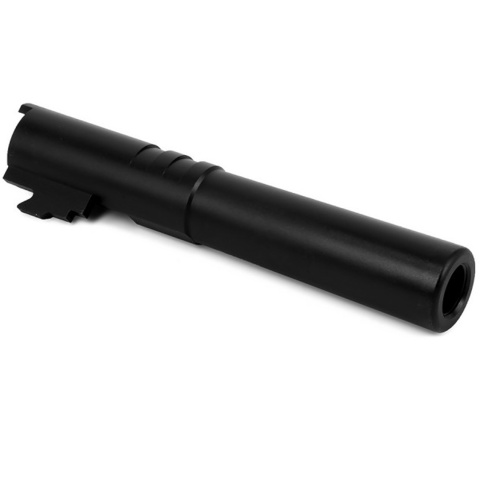 Airsoft Masterpiece .45 ACP Steel Threaded Fixed Outer Barrel for Hi-Capa 4.3 (Color: Black)
