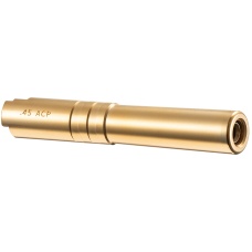 Airsoft Masterpiece Steel Fix Outer Barrel for Hi-Capa 4.3 GBB Pistol (Color: Gold)