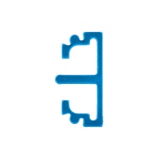 Airsoft Masterpiece Aluminum Puzzle Front Flat Long Trigger (BLUE)