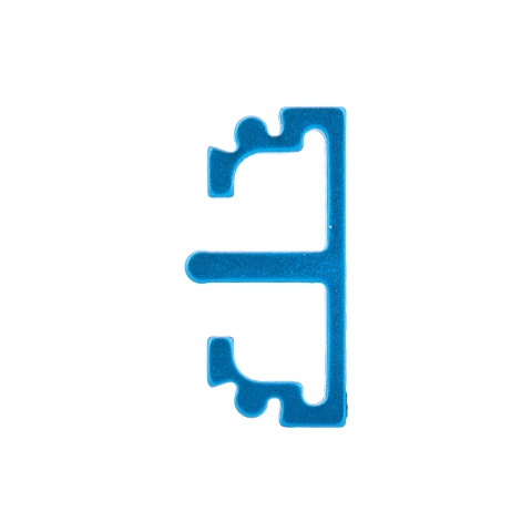 Airsoft Masterpiece Aluminum Puzzle Front Flat Long Trigger (BLUE)