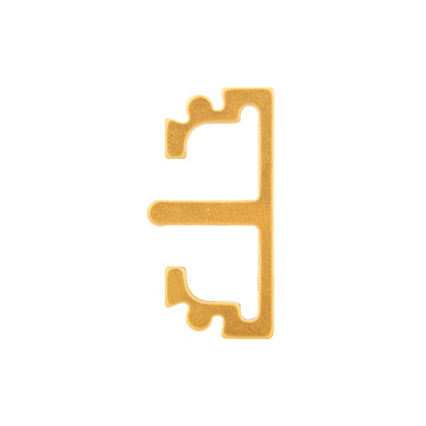 Airsoft Masterpiece Aluminum Puzzle Front Flat Long Trigger (GOLD)