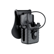Amomax Tactical Hard Shell Radio Holder (Color: Black)