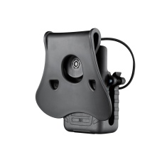 Amomax Tactical Hard Shell Radio Holder (Color: Black)