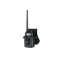 Amomax Tactical Hard Shell Radio Holder (Color: Black)