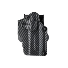 Amomax Multi-Fit Right Handed Tactical Holster (Color: Carbon Fiber/ Black)