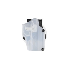 Amomax Q.R. Universal Polymer Paddle Holster (Frosted Clear White)