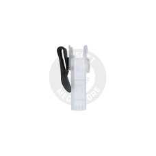 Amomax Q.R. Universal Polymer Paddle Holster (Frosted Clear White)