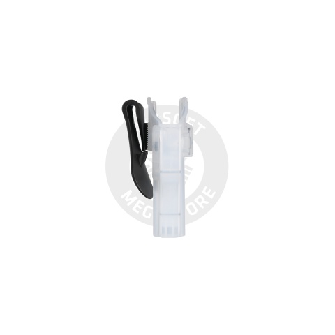 Amomax Q.R. Universal Polymer Paddle Holster (Frosted Clear White)