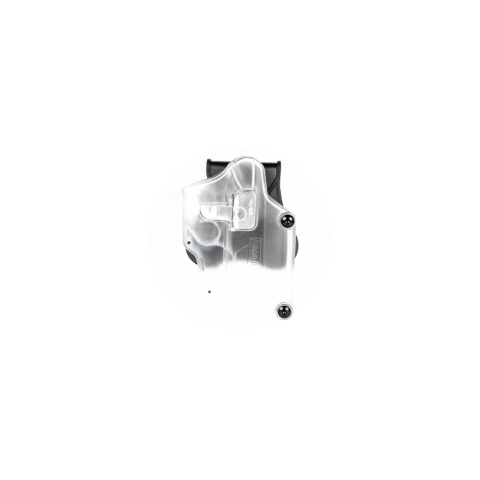 Amomax Q.R. Universal Polymer Paddle Holster (Clear White)