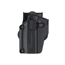 Amomax Multi-Fit Left Handed Tactical Holster (Color: Black)