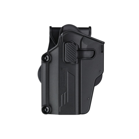 Amomax Multi-Fit Left Handed Tactical Holster (Color: Black)