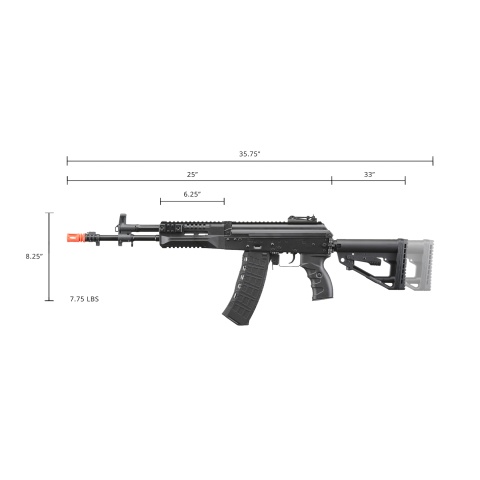 Arcturus AK-12 ME Version Stamped Steel Modernized Airsoft AEG Rifle (Color: Black)