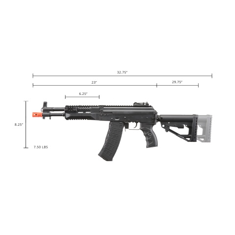 Arcturus AK-12K ME Version Stamped Steel Modernized Airsoft AEG Rifle (Color: Black)
