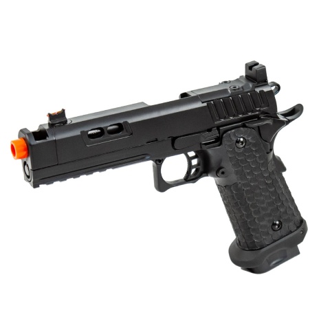Army Armament R604 Hi-Capa Gas Blowback Airsoft Pistol (Color: Black)