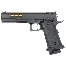 Army Armament R608 Hi-Capa Gas Blowback Airsoft Pistol (Color: Black)