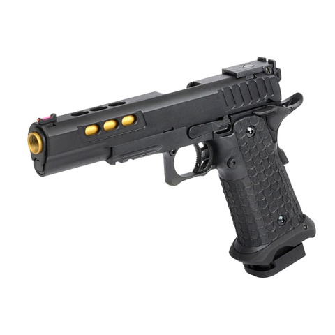 Army Armament R608 Hi-Capa Gas Blowback Airsoft Pistol (Color: Black)