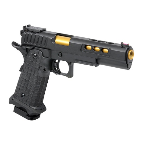 Army Armament R608 Hi-Capa Gas Blowback Airsoft Pistol (Color: Black)