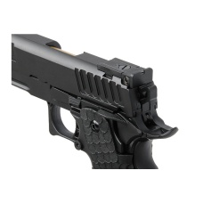 Army Armament R608 Hi-Capa Gas Blowback Airsoft Pistol (Color: Black)