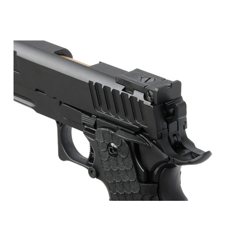 Army Armament R608 Hi-Capa Gas Blowback Airsoft Pistol (Color: Black)