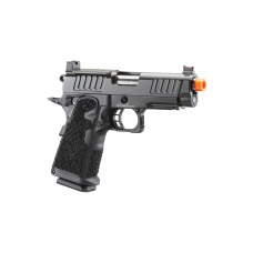 Army Armament R612M C2 Hi-Capa 4.3 Gas Blowback Airsoft Pistol w/ Red Dot Mount (Color: Black)