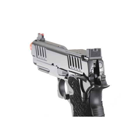 Army Armament R612M C2 Hi-Capa 4.3 Gas Blowback Airsoft Pistol w/ Red Dot Mount (Color: Black)