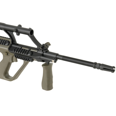 Army Armament Polymer AUG AEG Airsoft Rifle with Scope (Color: OD Green)