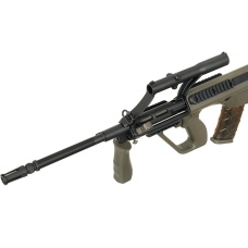 Army Armament Polymer AUG AEG Airsoft Rifle with Scope (Color: OD Green)