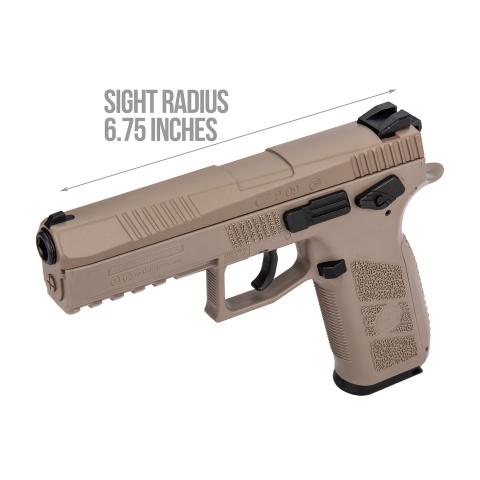 ASG CZ P-09 Duty .177 Cal CO2 Airgun Pistol (FDE)