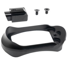 Action Army One-Piece Aluminum Magwell for AAP-01 Gas Blowback Pistol (Color: Black)