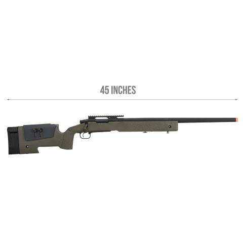 ASG USMC M40A3 Bolt Action Airsoft Sniper Rifle - OLIVE DRAB GREEN