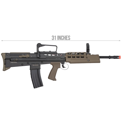 ICS ProLine L85A2 Airsoft AEG Rifle (Black & OD Green)