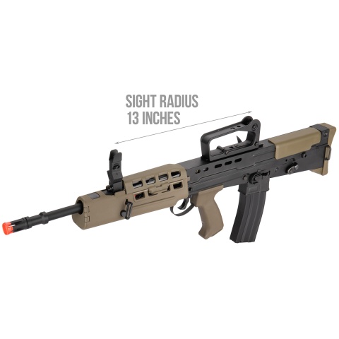 ICS ProLine L85A2 Airsoft AEG Rifle (Black & OD Green)