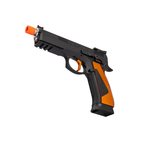 ASG CZ SP-01 Shadow ACCU CO2 GBB Pistol (Black / Orange)