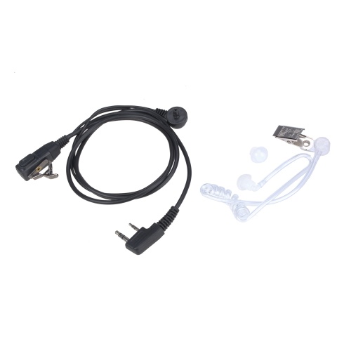 BaoFeng Surveillance Earpiece and Microphone Kit (Color: Black)