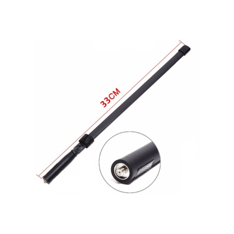 BaoFeng 28 inch Foldable Tactical Antenna (Color: Black)