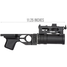 Double Bell GP-25 Style AK Series Airsoft Grenade Launcher (Color: Black)