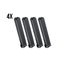 Lancer Tactical Gen 2 9mm Battle X CQB Carbine Airsoft AEG (Color: Grey) + 4 Free Midcap Magazines