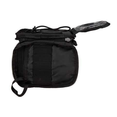 Code 11 Pocket Pouch with U.S. Flag Patch (Color: Black)