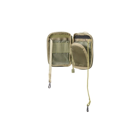 Code 11 Pocket Pouch with U.S. Flag Patch (Color: OD Green)