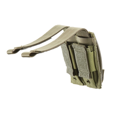 Code 11 Molle Double Pistol Magazine Pouch (Color: OD Green)