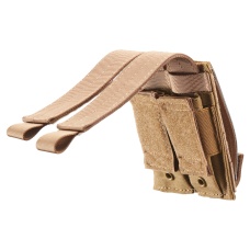 Code 11 Molle Double Pistol Magazine Pouch (Color: Tan)
